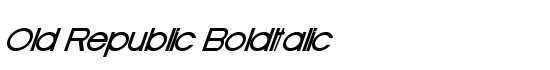 Old Republic BoldItalic - Download Thousands of Free Fonts at FontZone.net