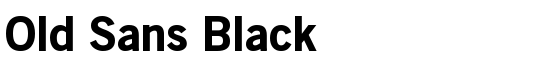 Old Sans Black - Download Thousands of Free Fonts at FontZone.net