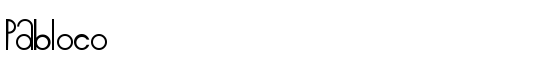 Pabloco - Download Thousands of Free Fonts at FontZone.net