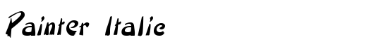 Painter Italic - Download Thousands of Free Fonts at FontZone.net