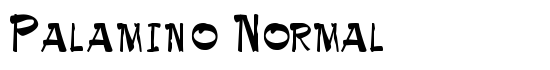 Palamino Normal - Download Thousands of Free Fonts at FontZone.net