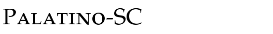Palatino-SC - Download Thousands of Free Fonts at FontZone.net