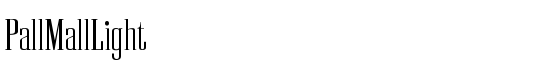 PallMallLight - Download Thousands of Free Fonts at FontZone.net