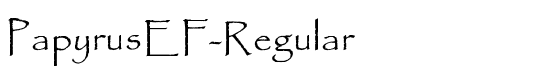 PapyrusEF-Regular - Download Thousands of Free Fonts at FontZone.net