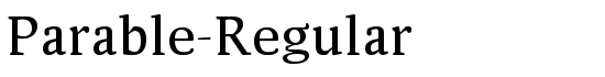 Parable-Regular - Download Thousands of Free Fonts at FontZone.net