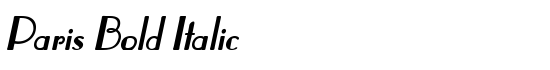 Paris Bold Italic - Download Thousands of Free Fonts at FontZone.net