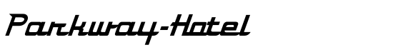 Parkway-Hotel - Download Thousands of Free Fonts at FontZone.net