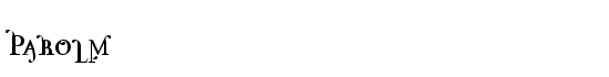 Parolm - Download Thousands of Free Fonts at FontZone.net