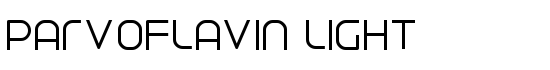 Parvoflavin Light - Download Thousands of Free Fonts at FontZone.net