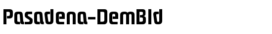Pasadena-DemBld - Download Thousands of Free Fonts at FontZone.net