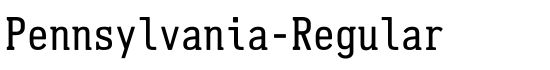 Download Pennsylvania-Regular Font - Thousands of fonts to download for ...