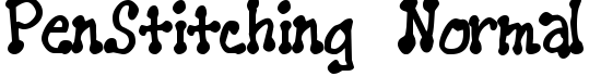 PenStitching Normal - Download Thousands of Free Fonts at FontZone.net