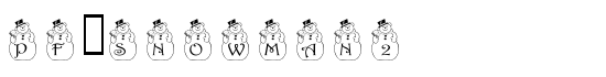 pf_snowman2 - Download Thousands of Free Fonts at FontZone.net