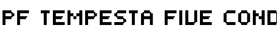 PF Tempesta Five Condensed - Download Thousands of Free Fonts at FontZone.net