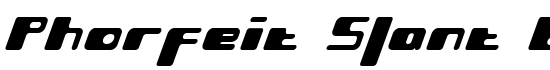 Phorfeit Slant BRK - Download Thousands of Free Fonts at FontZone.net