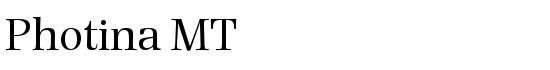 Photina MT - Download Thousands of Free Fonts at FontZone.net