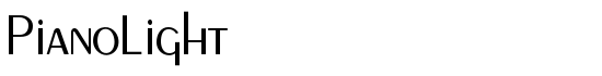 PianoLight - Download Thousands of Free Fonts at FontZone.net