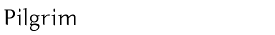 Pilgrim - Download Thousands of Free Fonts at FontZone.net