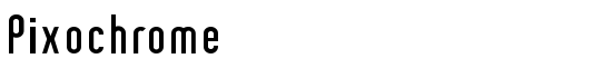 Pixochrome - Download Thousands of Free Fonts at FontZone.net