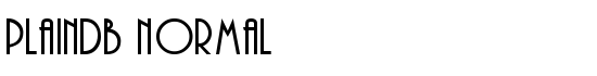 PlainDB Normal - Download Thousands of Free Fonts at FontZone.net