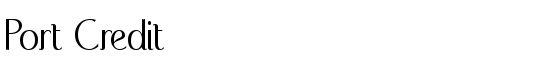 Port Credit - Download Thousands of Free Fonts at FontZone.net