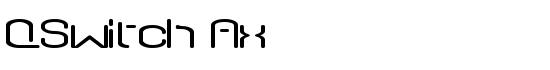 QSwitch Ax - Download Thousands of Free Fonts at FontZone.net