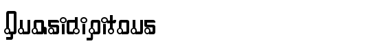 Quasidipitous - Download Thousands of Free Fonts at FontZone.net