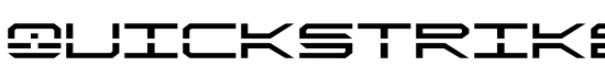 QuickStrike - Download Thousands of Free Fonts at FontZone.net