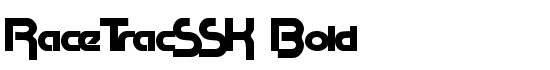 RaceTracSSK Bold - Download Thousands of Free Fonts at FontZone.net