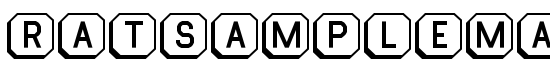 RatsampleMac3D - Download Thousands of Free Fonts at FontZone.net