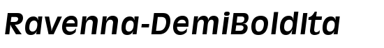 Ravenna-DemiBoldIta - Download Thousands of Free Fonts at FontZone.net
