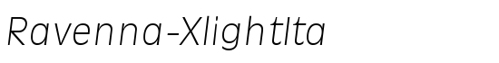 Ravenna-XlightIta - Download Thousands of Free Fonts at FontZone.net