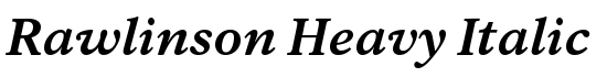 Rawlinson Heavy Italic - Download Thousands of Free Fonts at FontZone.net