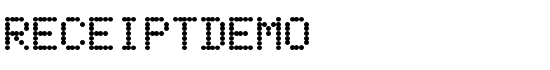 ReceiptDemo - Download Thousands of Free Fonts at FontZone.net