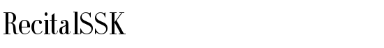 RecitalSSK - Download Thousands of Free Fonts at FontZone.net
