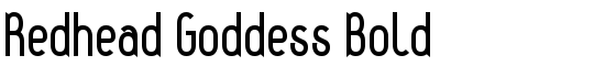 Redhead Goddess Bold - Download Thousands of Free Fonts at FontZone.net