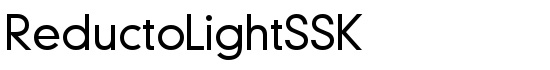 ReductoLightSSK - Download Thousands of Free Fonts at FontZone.net