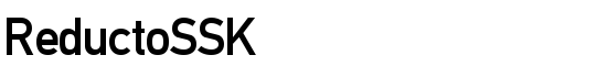 ReductoSSK - Download Thousands of Free Fonts at FontZone.net