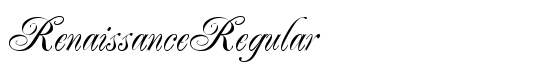 RenaissanceRegular  - Download Thousands of Free Fonts at FontZone.net