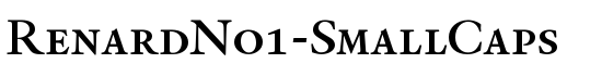 RenardNo1-SmallCaps - Download Thousands of Free Fonts at FontZone.net