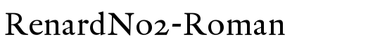 RenardNo2-Roman - Download Thousands of Free Fonts at FontZone.net
