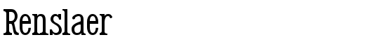 Renslaer - Download Thousands of Free Fonts at FontZone.net