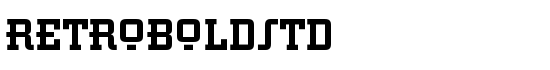 RetroBoldStd - Download Thousands of Free Fonts at FontZone.net