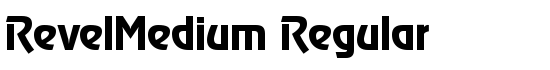 RevelMedium Regular - Download Thousands of Free Fonts at FontZone.net