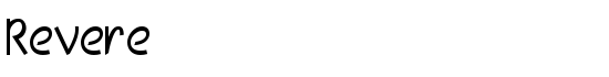 Revere - Download Thousands of Free Fonts at FontZone.net
