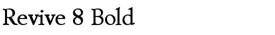 Revive 8 Bold - Download Thousands of Free Fonts at FontZone.net