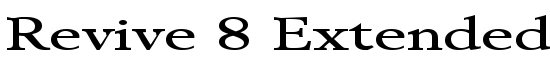 Revive 8 Extended Bold - Download Thousands of Free Fonts at FontZone.net