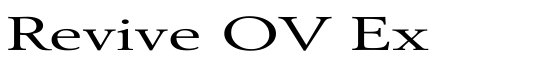 Revive OV Ex - Download Thousands of Free Fonts at FontZone.net