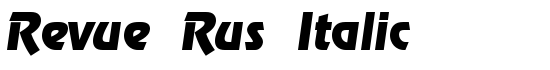 Revue Rus Italic - Download Thousands of Free Fonts at FontZone.net
