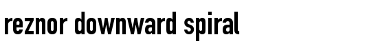 Reznor Downward Spiral - Download Thousands of Free Fonts at FontZone.net